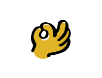 Excited hand icon