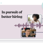 In prursuit of better hiring asset cover with a man and woman talking to each other
